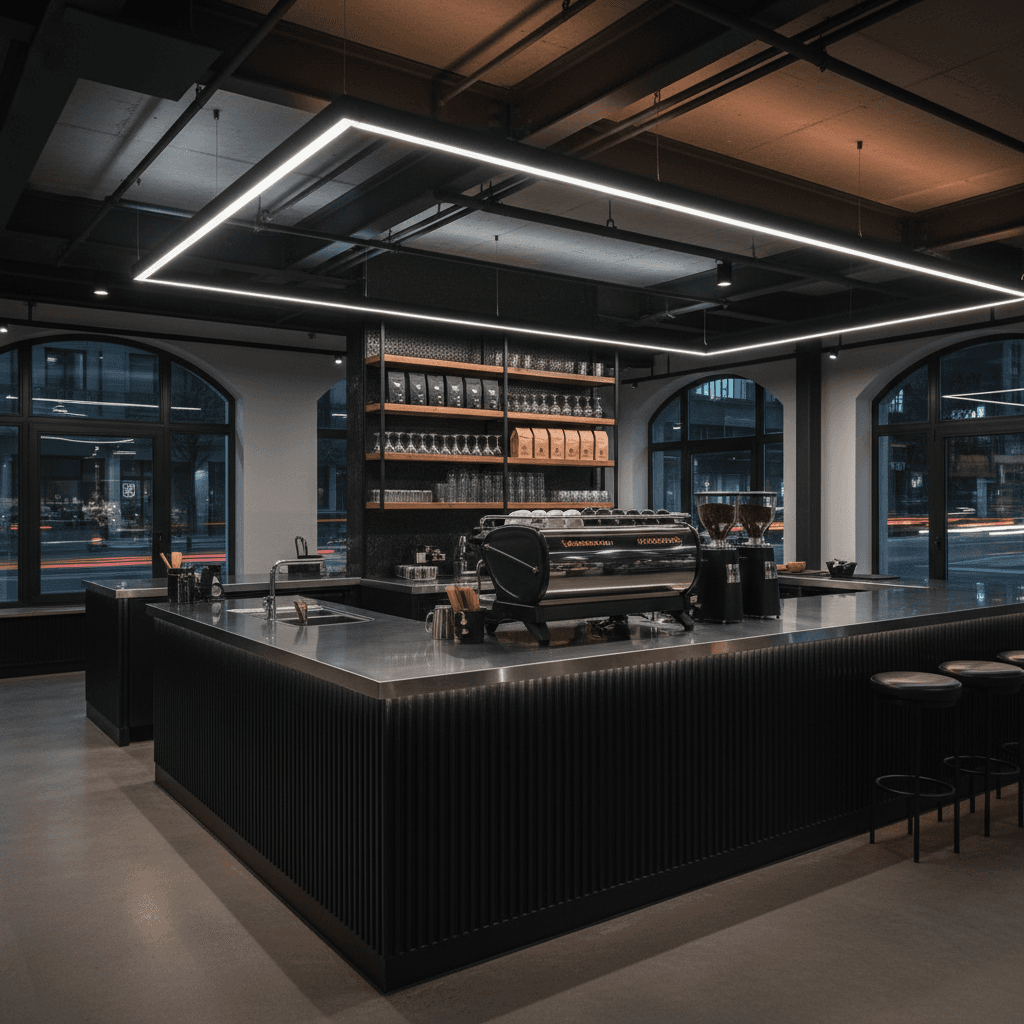 Cafe barista station